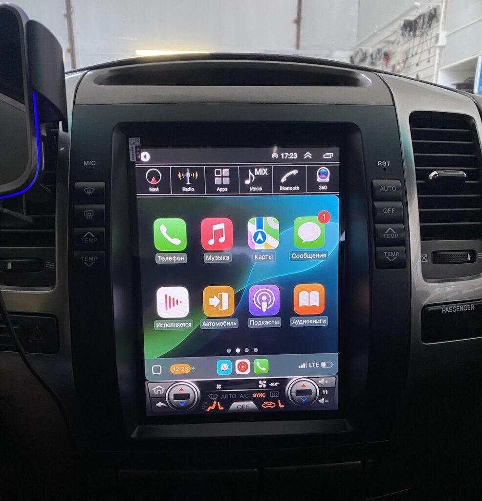 CarPlay Tesla-style Car Stereo for 2008 Lexus GX470