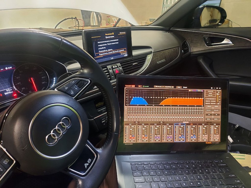 Audi A6 C7 2017 - бюджетный автозвук